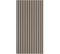 Акустическая панель Cosca Decor черный войлок, 1200x600x21 мм, шпон дуб латте бежевый 00-00078913