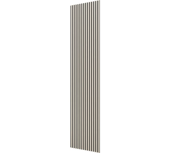 Акустическая панель Cosca Decor черный войлок, 2750x600x21 мм, шпон дуб клэр светлый 00-00078912