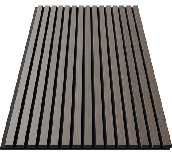Акустическая панель Cosca Decor черный войлок, 1200x600x21 мм, шпон дуб маррон 00-00078917
