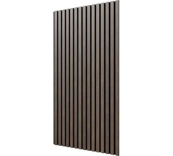 Акустическая панель Cosca Decor черный войлок, 1200x600x21 мм, шпон дуб маррон 00-00078917