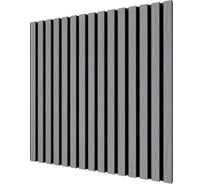 Акустическая панель Cosca Decor черный войлок, 600x600x21 мм, шпон дуб ардженто 00-00078916