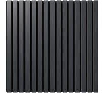 Акустическая панель Cosca Decor черный войлок, 600x600x21 мм, шпон дуб антрацит темно-серый 00-00078922