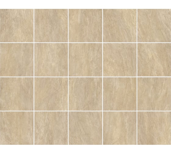 Керамогранит NewTrend Design Stone Marfil матовый, 200x200x8 мм, 24 шт. GP2020DNS11