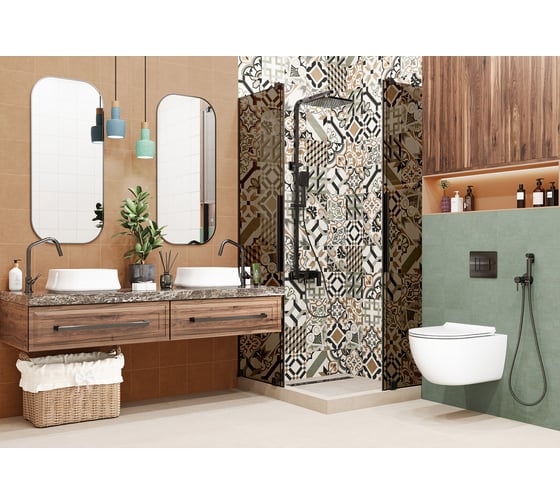 Керамогранит NewTrend Design Mix 1 матовый, 200x200x8 мм, 24 шт. GP2020DMX31