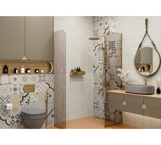 Керамогранит NewTrend Design Mix 3 матовый, 200x200x8 мм, 24 шт. GP2020DMX11