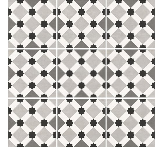 Керамогранит NewTrend Emilio матовый, 200x200x8 мм, 24 шт. GP2020DNN05