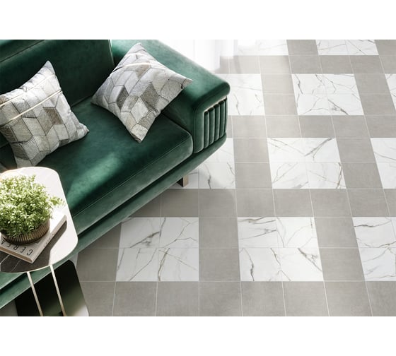 Керамогранит NewTrend Grey матовый, 200x200x8 мм, 24 шт. GP2020DNA15