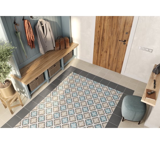 Керамогранит NewTrend Melody матовый, 200x200x8 мм, 24 шт. GP2020DGA15