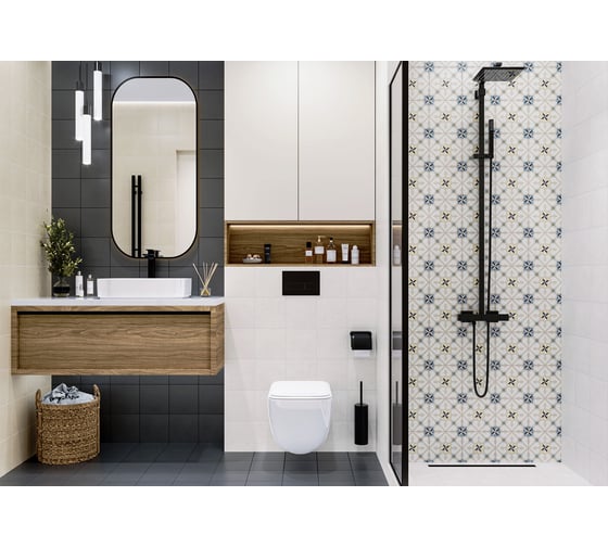 Керамогранит NewTrend Damask матовый, 200x200x8 мм, 24 шт. GP2020DGA11