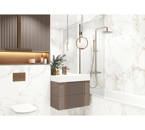Керамогранит NewTrend Statuario Faro полированный, 600x1200 мм 60120FAR00P