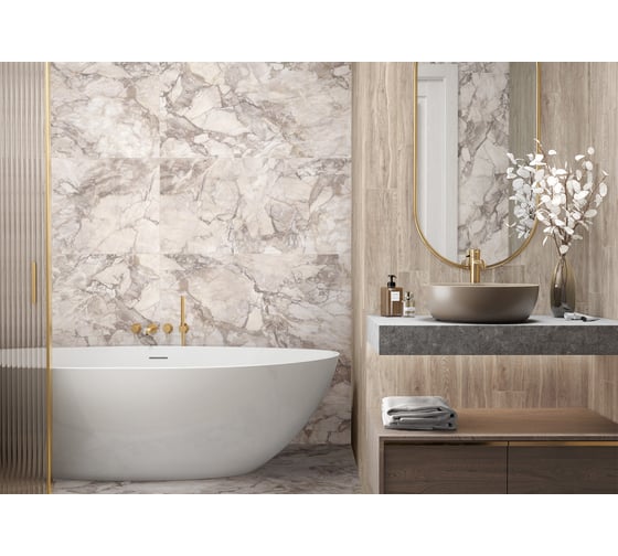 Керамогранит NewTrend Imagine Dark полированный, 600x1200 мм 60120IMA11P