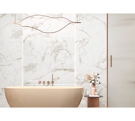 Керамогранит NewTrend Calacatta Arabesque полированный, 600x1200 мм 60120ARS01P