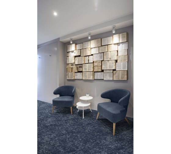 Плитка ковровая Bonkeel Star Blue,50x50, 5м2/уп, 100% PP S 619319