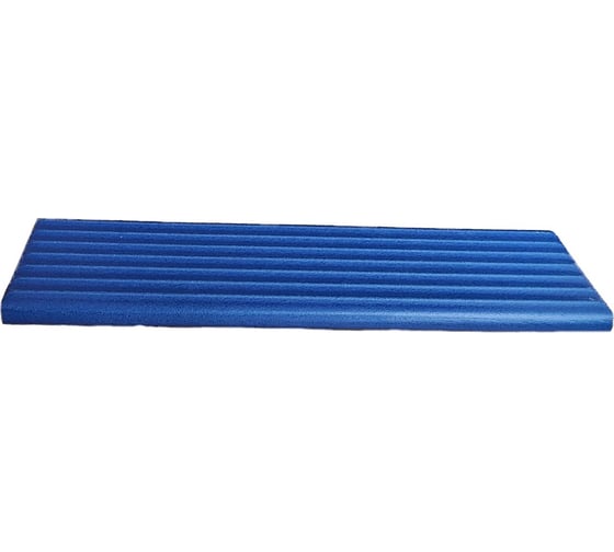 Кромка синяя рельефная для бассейна TOP GRES противоскользящая, 244х56x9 00-00000144