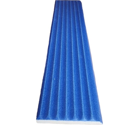 Кромка синяя рельефная для бассейна TOP GRES противоскользящая, 244х56x9 00-00000144