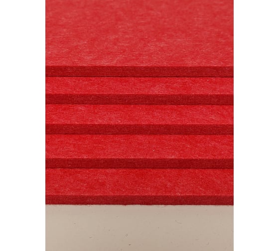 Акустический войлок Cosca Decor 1200x600x9 красный 00-00083876