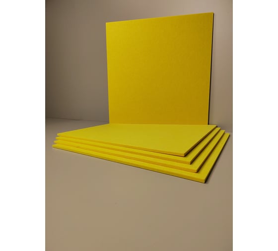 Акустический войлок Cosca Decor 600x600x9 желтый 00-00083883