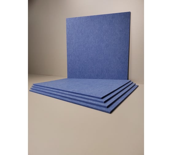 Акустический войлок Cosca Decor 600x600x9 голубой 00-00083884
