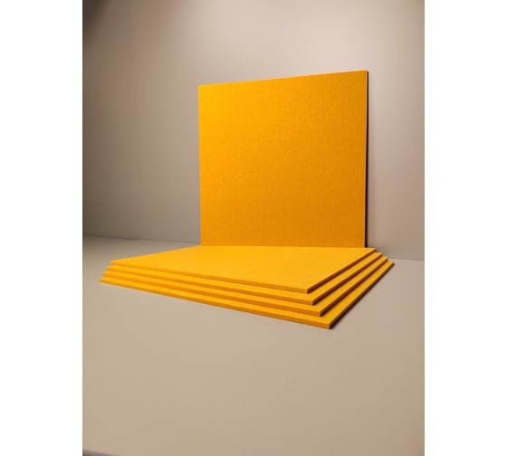 Акустический войлок Cosca Decor 600x600x9 оранжевый 00-00083881