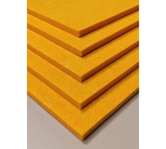 Акустический войлок Cosca Decor 600x600x9 оранжевый 00-00083881
