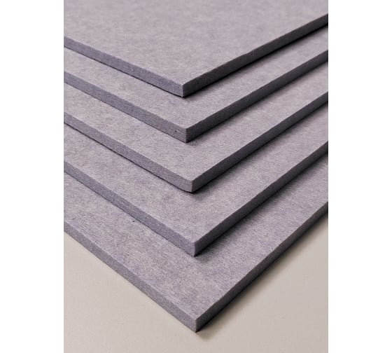Акустический войлок Cosca Decor 600x600x9 серый 00-00083880