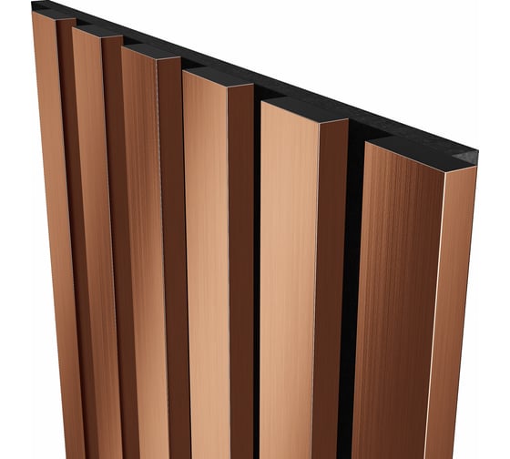 Акустические панели Cosca Decor 2 шт. 1200x300x19 красная медь, экополимер 00-00079723