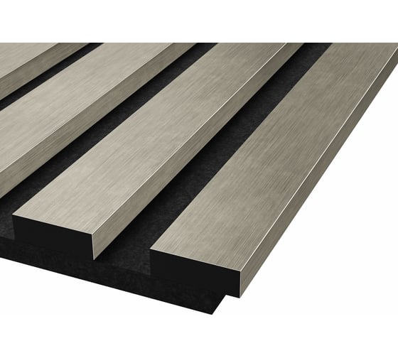 Акустич. панели Cosca Decor 2шт. 1200x300x19 платина мат экополимер 00-00079724