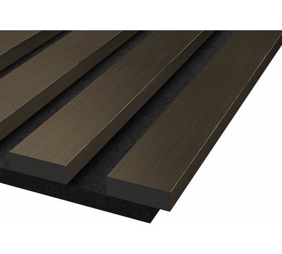 Акустич. панели Cosca Decor 2шт. 1200x300x19 шампань экополимер 00-00079727
