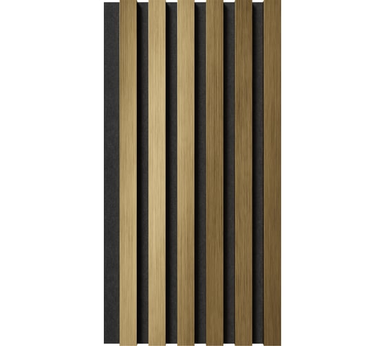 Акустич. панели Cosca Decor 2шт. 600x300x19 золото мат экополимер 00-00079753