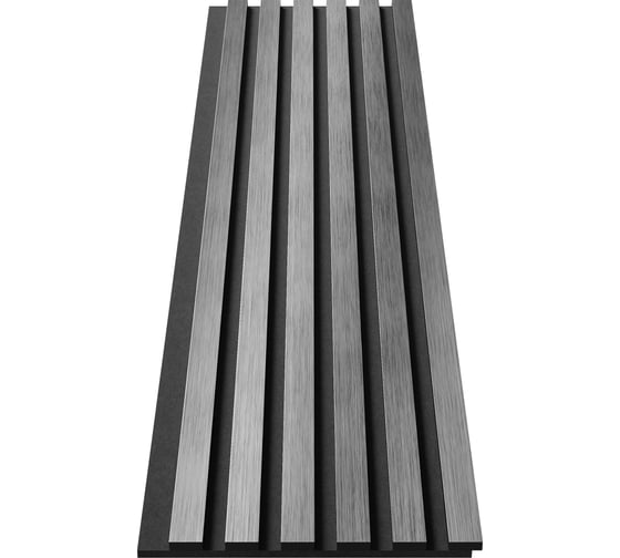 Акустич. панели Cosca Decor 2шт. 1200x300x19 хром мат экополимер 00-00079725