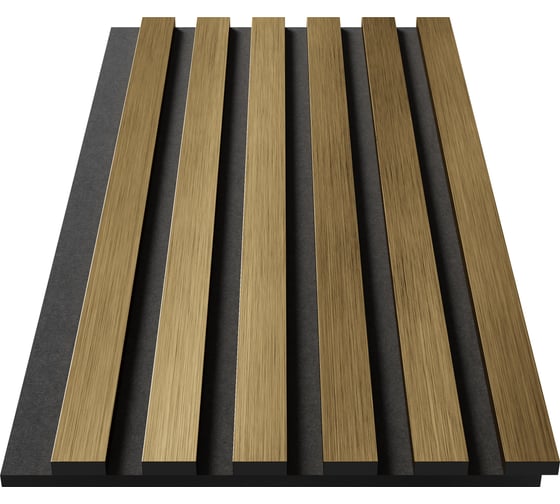 Акустич. панели Cosca Decor 2шт. 600x300x19 хром мат экополимер 00-00079775