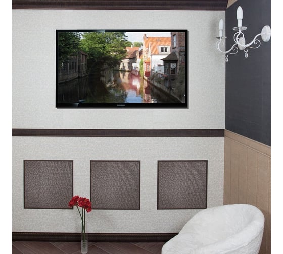 Потолочный плинтус Cosca Decor интерьерный багет, 60x20x2400 мм, Красное дерево СПБ016680