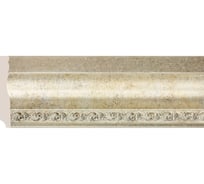 Плинтус Cosca Decor интерьерный багет, 95x14x2400 мм, Античная платина СПБ016622