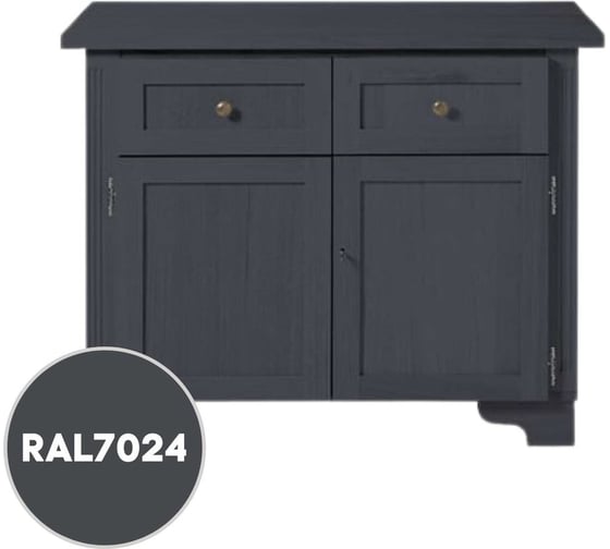 Грунт-эмаль KOVALI TERMOPLAST Графитовая серая RAL7024, 20 кг kov.p.4.7024.20