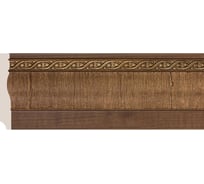 Плинтус Cosca Decor интерьерный багет, 95x14x2400 мм, Дуб тёмный СПБ016616