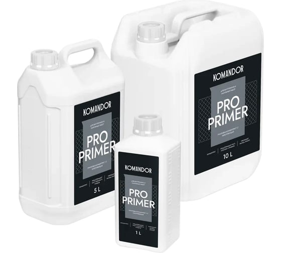 Грунтовка-концентрат KOMANDOR PRO PRIMER УНИВЕРС. 1 л 270982