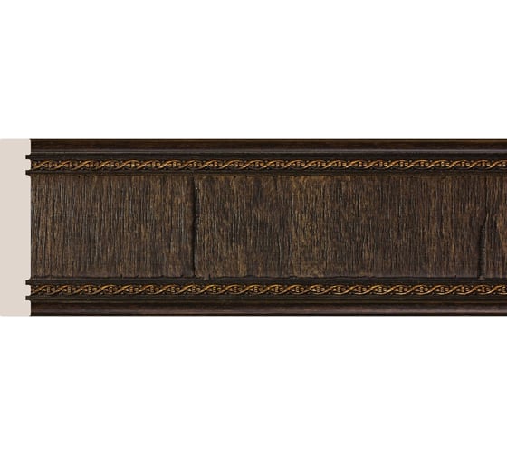Молдинг Cosca Decor интерьерный багет, 50x11x2400 мм, Венге, бордюр СПБ016638