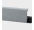 Плинтус FLOORWOOD HDPS WINART PRO напольный, универсальный монтаж, 80 мм, 2 м, Quadro, Титаниум Т0030660 1