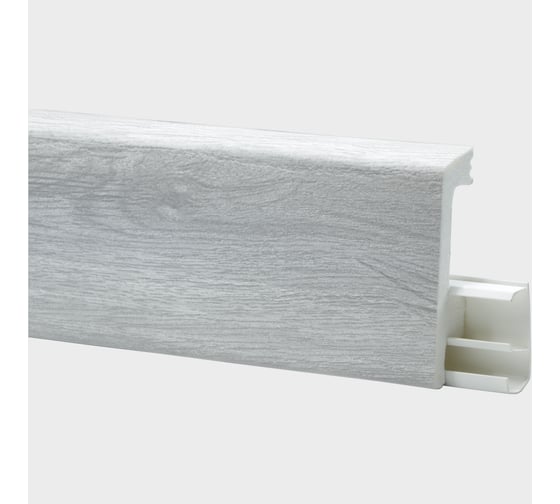Плинтус FLOORWOOD HDPS WINART PRO напольный, универсальный монтаж, 80 мм, 2 м, 20 шт, Quadro, Дуб Венеция Т0030647