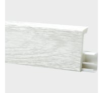 Плинтус FLOORWOOD HDPS WINART PRO напольный, универсальный монтаж, 80 мм, 2 м, 20 шт,Quadro, Каштан Генри Т0030654