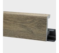 Плинтус FLOORWOOD HDPS WINART PRO напольный, универсальный монтаж, 80 мм, 2 м, 20шт, Quadro, Дуб Орнетте Т0030650