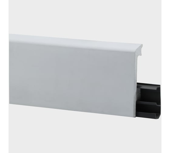 Плинтус FLOORWOOD HDPS WINART PRO напольный, универсальный монтаж, 80 мм, 2 м, 20 шт,/уп. Quadro, Аляска Т0030648