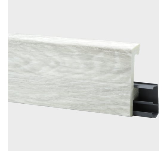 Плинтус FLOORWOOD HDPS WINART PRO напольный, универсальный монтаж, 80 мм, 2 м, Quadro, Дуб Рене Т0030658