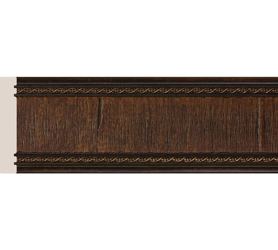 Молдинг Cosca Decor интерьерный багет, 50x11x2400 мм, Красное дерево, бордюр СПБ016639