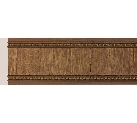 Молдинг Cosca Decor интерьерный багет, 50x11x2400 мм, Дуб тёмный, бордюр СПБ016640