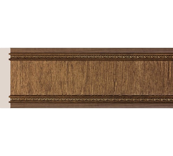 Молдинг Cosca Decor интерьерный багет, 50x11x2400 мм, Дуб тёмный, бордюр СПБ016640 1