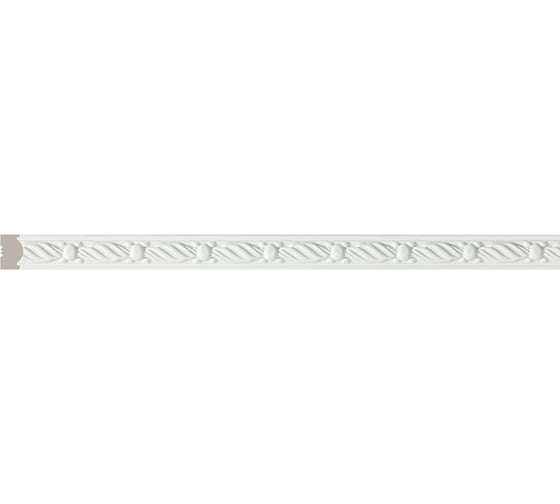 Молдинг Cosca Decor интерьерный багет, 10x6х2400 мм, Белый матовый СПБ019739