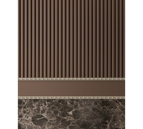 Молдинг Cosca Decor интерьерный багет, 10x6х2400 мм, Лён СПБ019683