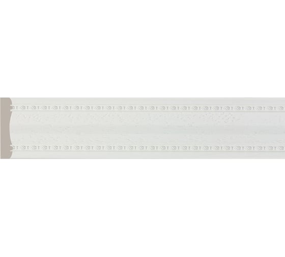 Молдинг Cosca Decor интерьерный багет, бордюр 40x9х2400 мм, Белый матовый СПБ019744 1