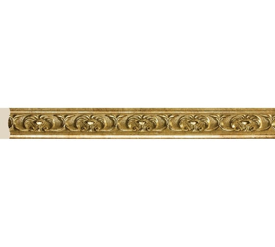 Молдинг Cosca Decor интерьерный багет, 30x10x2400 мм, Золото СПБ016711 1